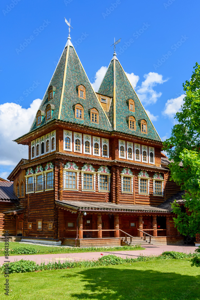 Palace of Tsar Alexei Mikhailovich in Kolomenskoe park, Moscow, Russia