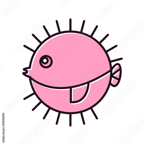 Puffer Fish Icon photo