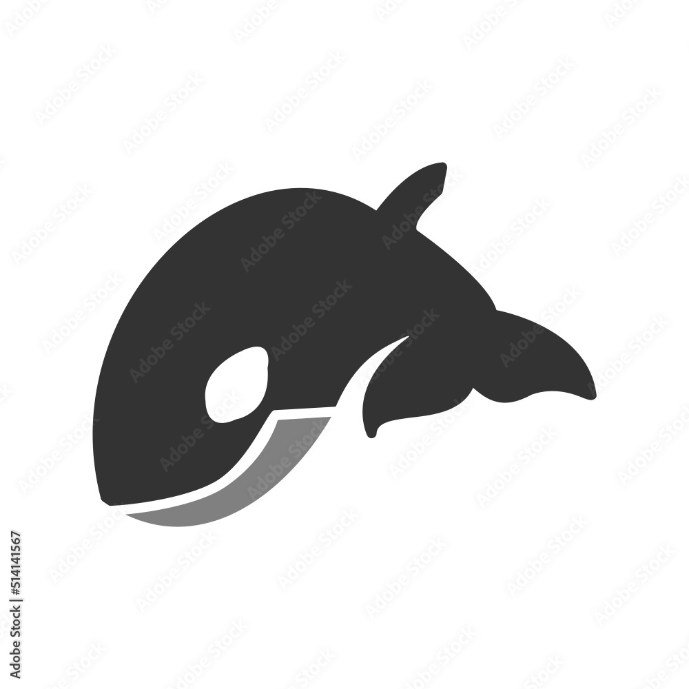 Orca Fish Icon Orca Fish Icon
