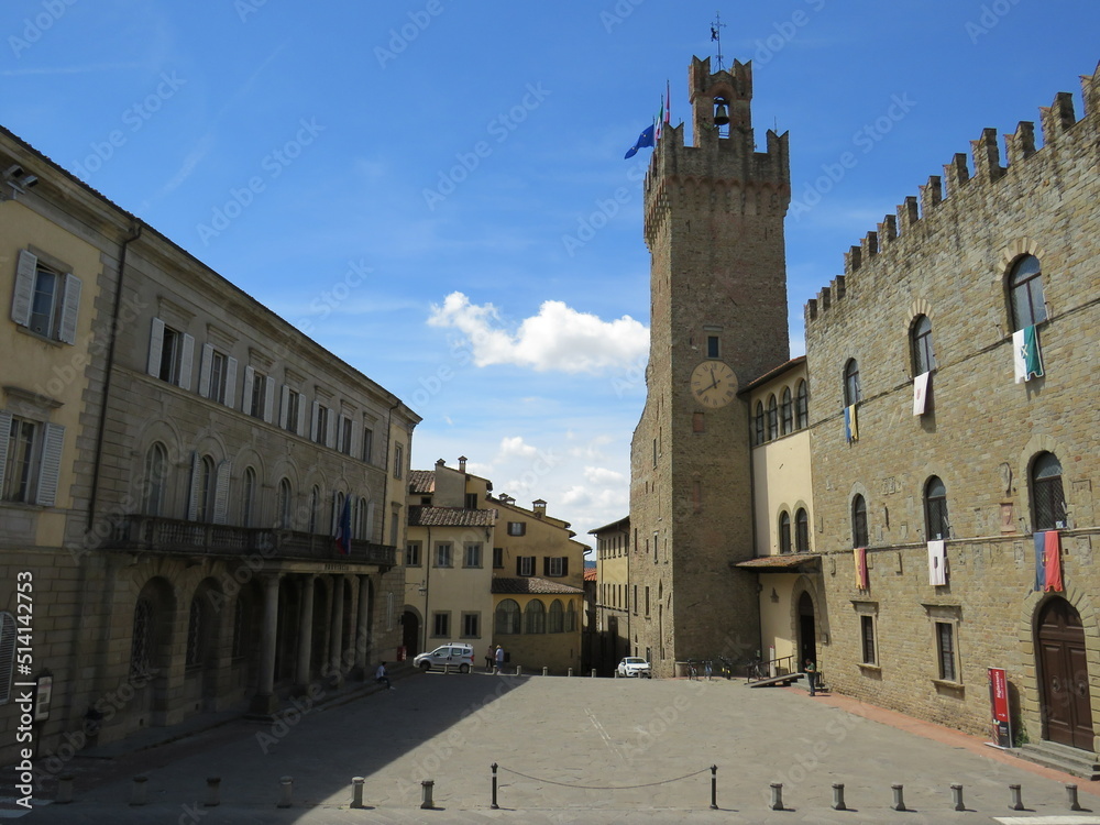 palazzo dei priori, Arezzo, Toscana, Italia