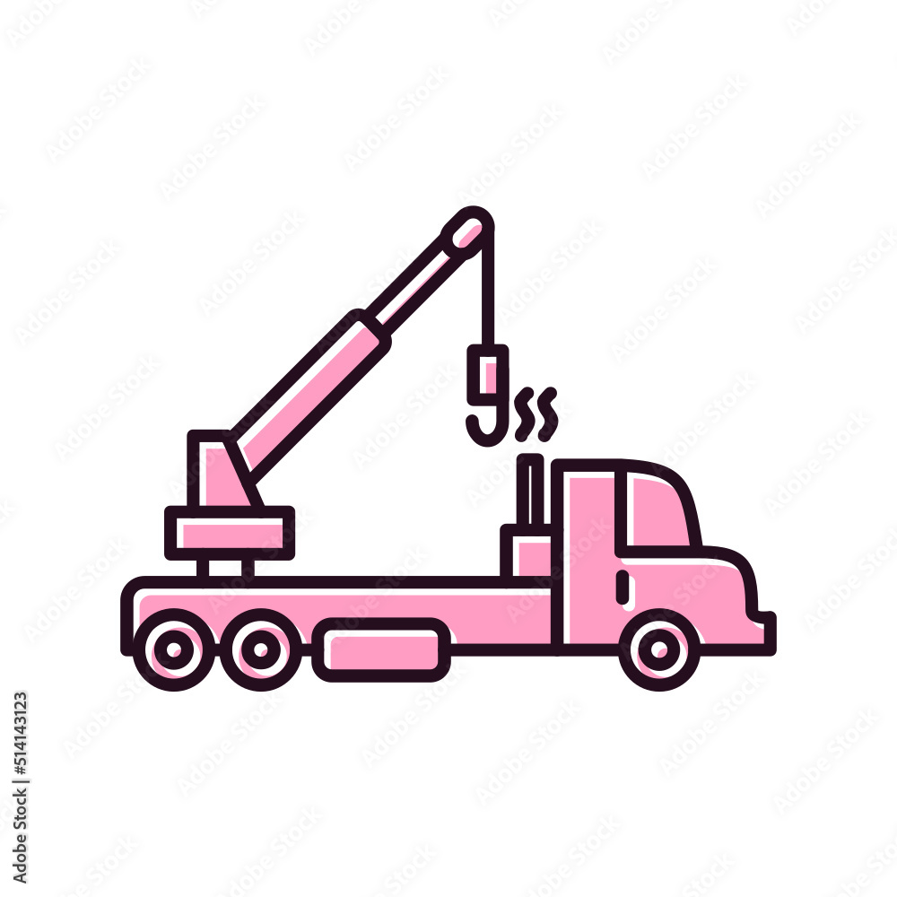 Naklejka premium Crane Icon