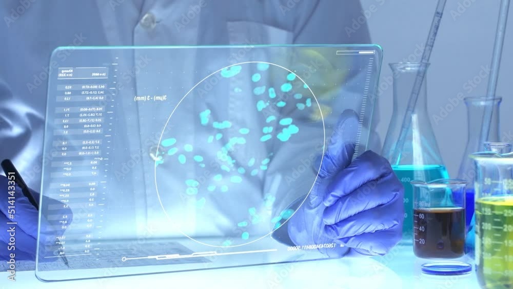 Chemical Data In a Futuristic Tablet Chemical Data In a Futuristic Tablet