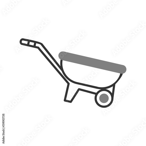 Wheel Barrow Icon