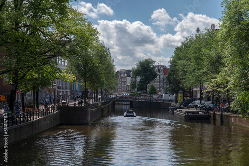 View From The Heibrug Bridge At Amsterdam The Netherlands 28-6-2022