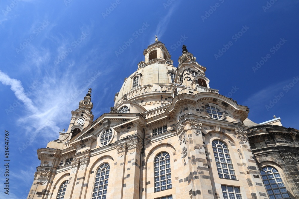 Dresden Frauenkirche - landmark of Dresden, Germany