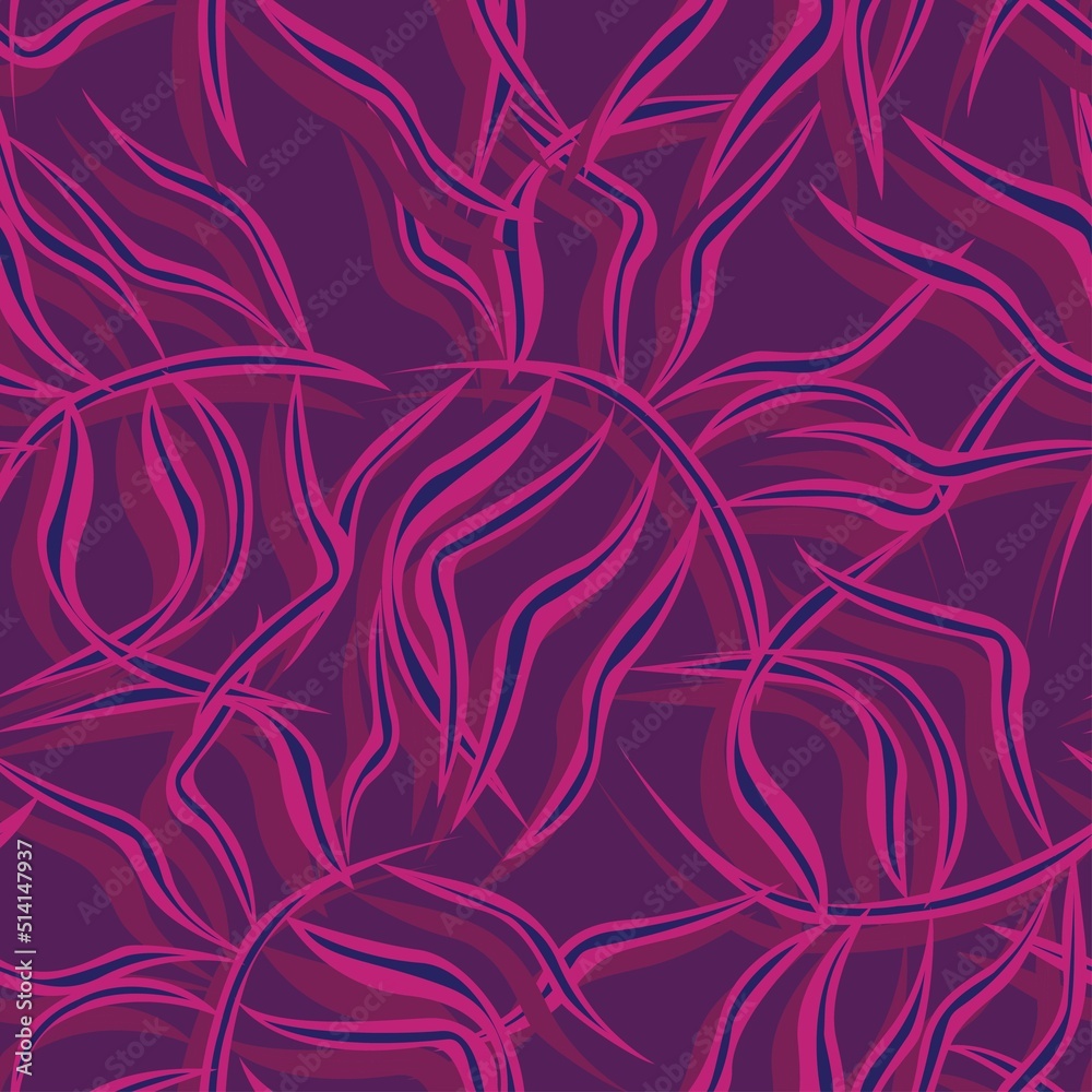 Tropical Leaf Seamless Pattern Design Tropical Leaf Seamless Pattern Design