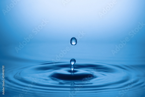 Drops of water and splashes. Water shape abstract background concept.