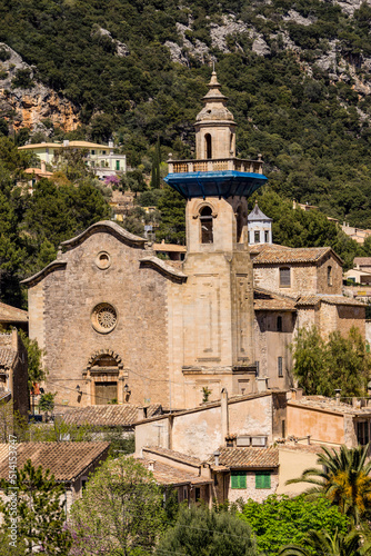 iglesia de Santa María de Valldemossa, actual iglesia de Sant Bartomeu, siglo XIII, Valldemossa,.Mallorca, balearic islands, spain, europe