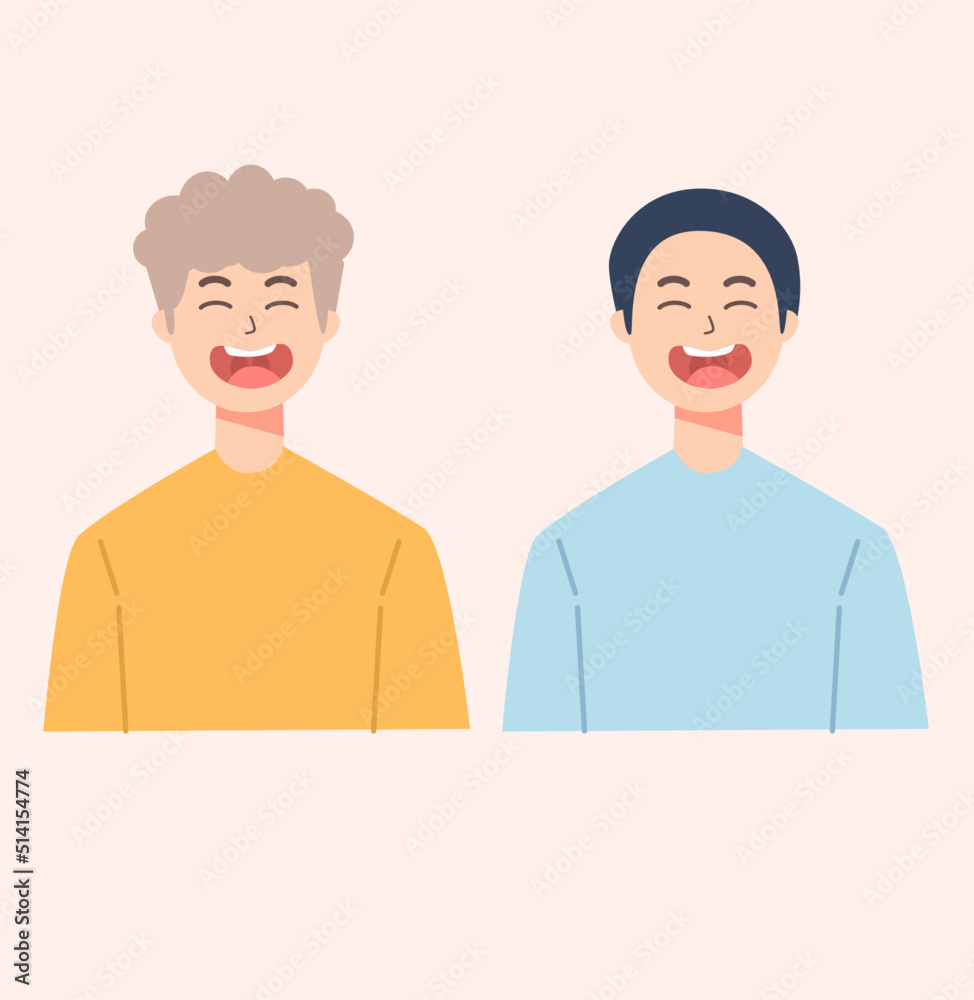 Obraz premium Laughing man