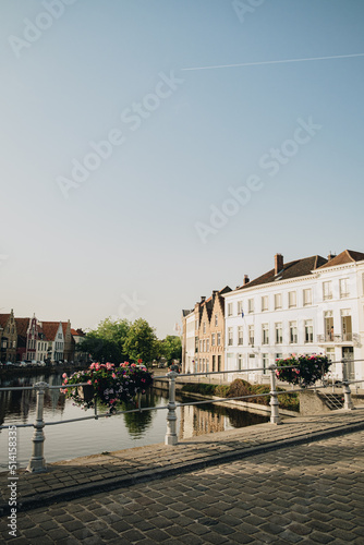 Bruges, belgium 2022-06-20: the city bruges of the country belgium during the summer © Mouad