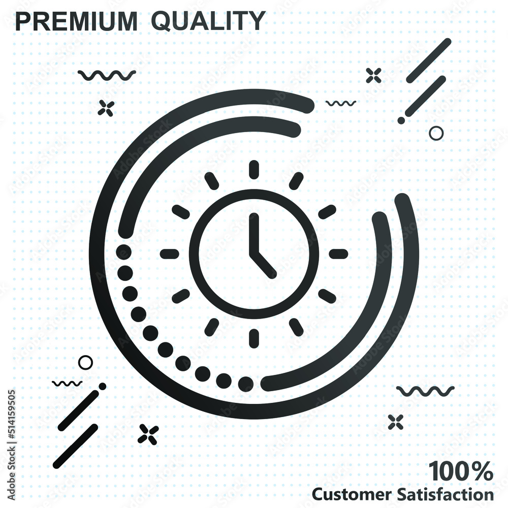 passage of time icon vector illustration - modern design 08 passage of time icon vector illustration - modern design 08