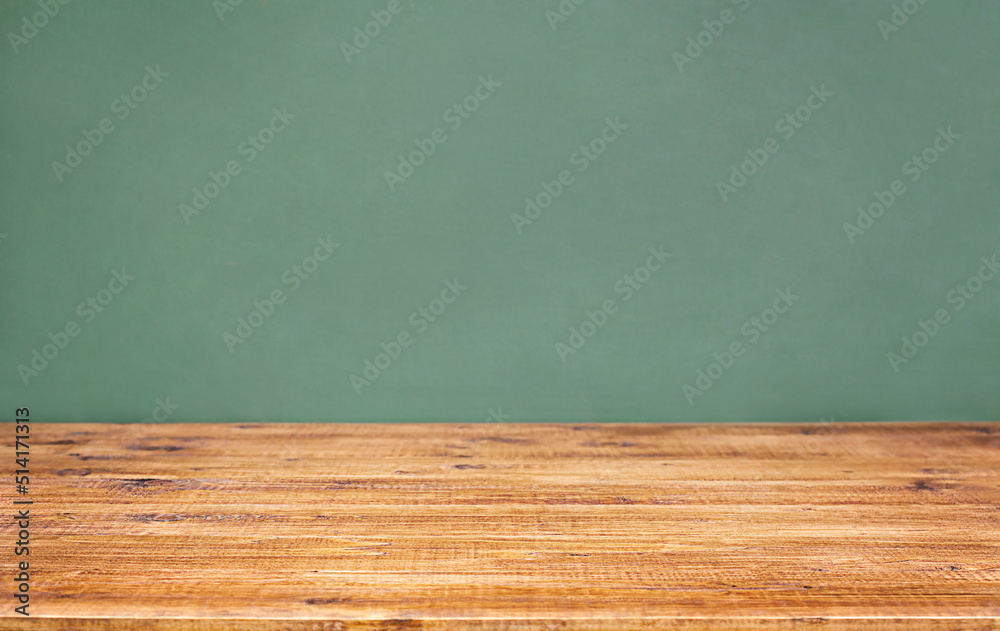 wooden texture on the background of an empty school board wooden texture on the background of an empty school board