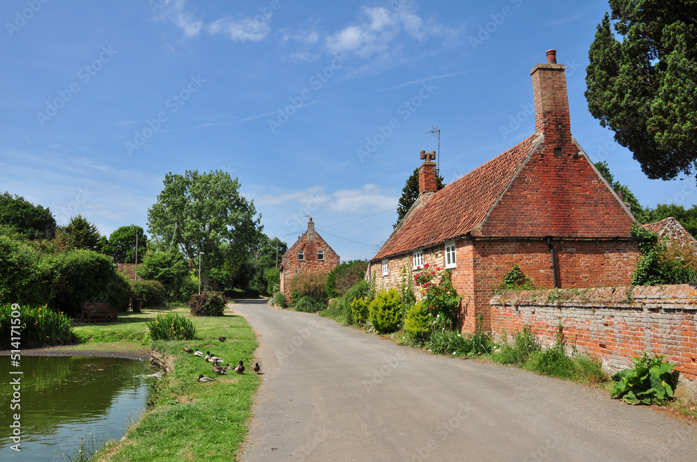Fototapeta premium Old Hunstanton Village, Norfolk, England