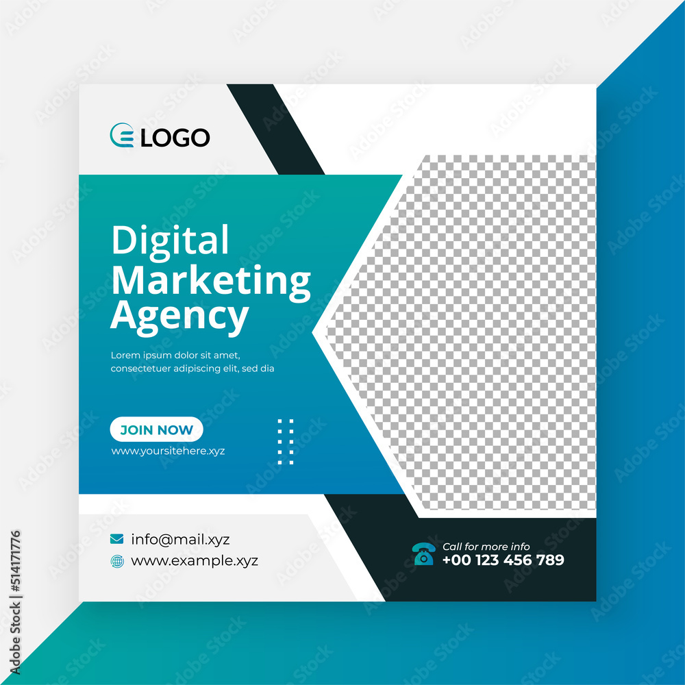 Digital Marketing Corporate Social Media Post banner Template