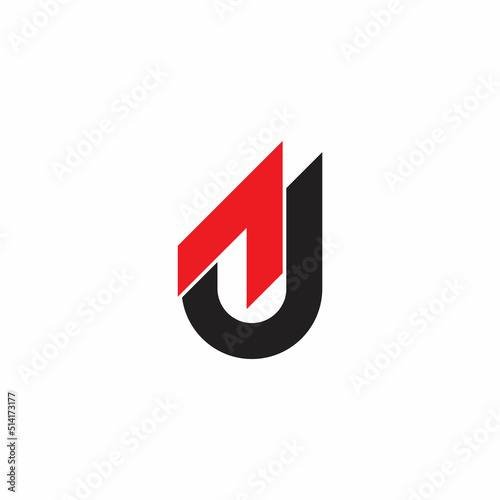 Free Download letter j arrow colorful geometric simple logo vector - GFXLoad