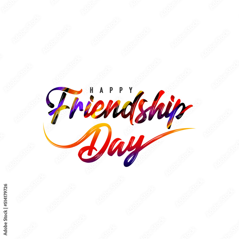 Happy Friendship Day. Set of hand drawn... - Stock Illustration [69462388]  - PIXTA