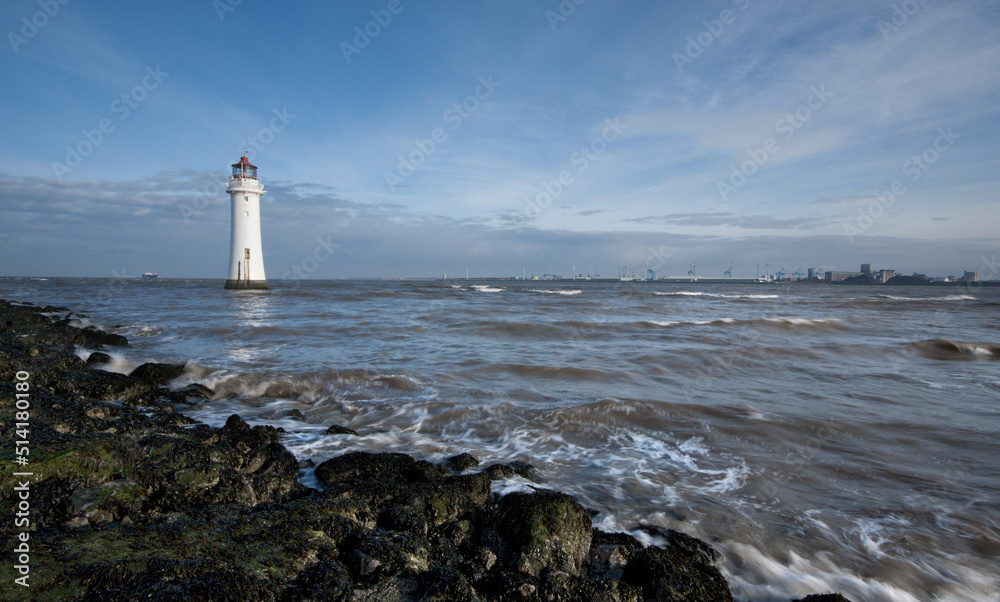 lighthouse at New Brighton  on the Mersey