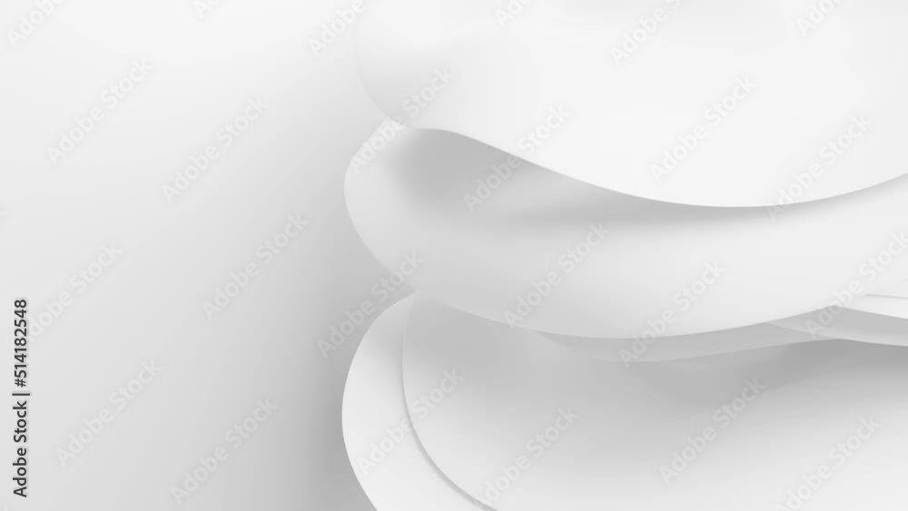 White Light Gray Wavy Abstract Soft Effect 3D Shapes in Motion Design Background Rendering Effect White Light Gray Wavy Abstract Soft Effect 3D Shapes in Motion Design Background Rendering Effect