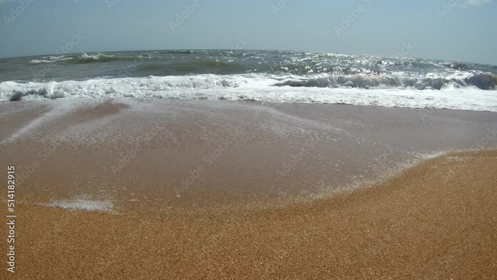 Sea breeze, sea surf, seashore, Black sea, sea beach Sea breeze, sea surf, seashore, Black sea, sea beach