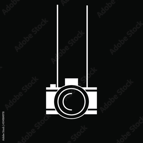 camera icon. camera icon illustration. Perfect for templates, design, icons, ui, business cards, booklets. Vector illustration