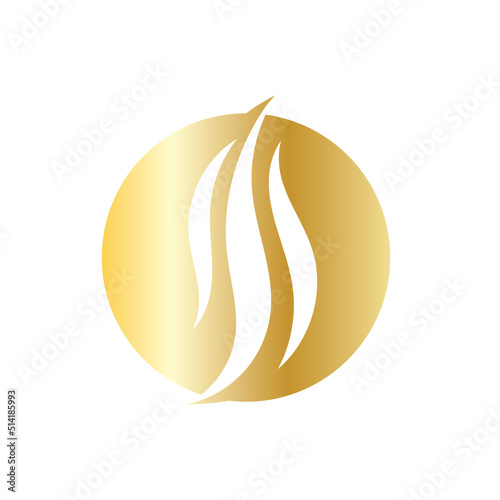 Hair treatment logo removal logo vector image design illustration