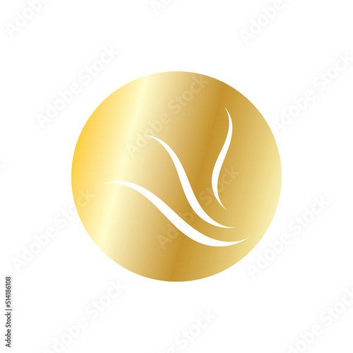 Hair treatment logo removal logo vector image design illustration