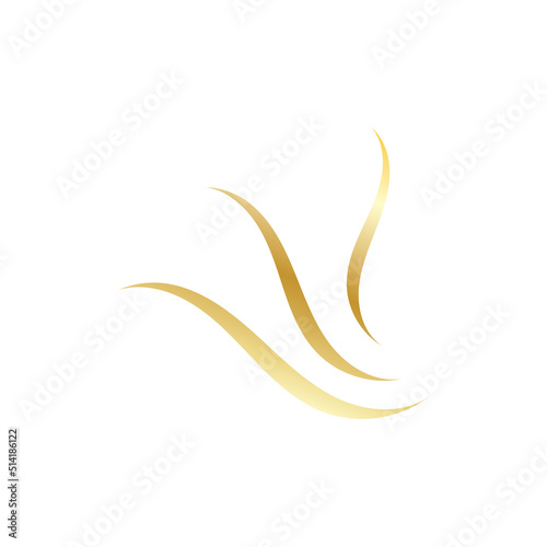 Hair treatment logo removal logo vector image design illustration