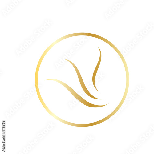 Hair treatment logo removal logo vector image design illustration
