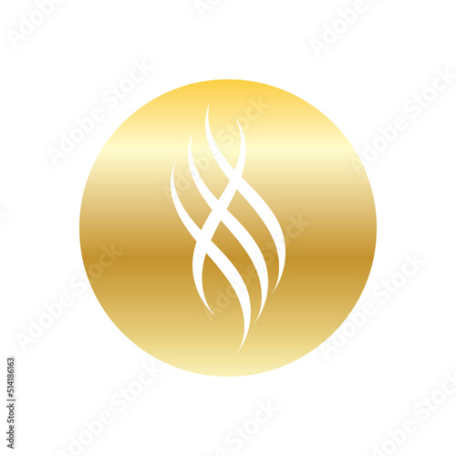 Hair treatment logo removal logo vector image design illustration