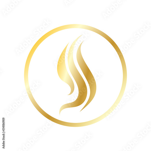 Hair treatment logo removal logo vector image design illustration