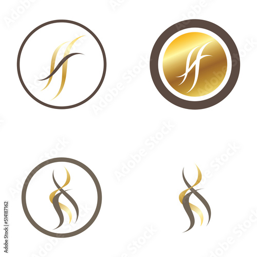 Hair treatment logo removal logo vector image design illustration