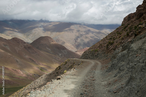 Famous and mythical route 40 in Argentina in one of its most dangerous sections. From San Antonio de Los Cobres to Cachi