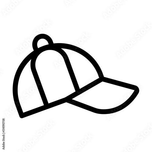 Baseball Cap Icon Design photo