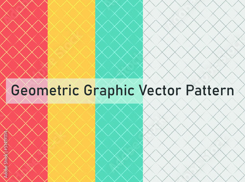 set of geometric patterns
