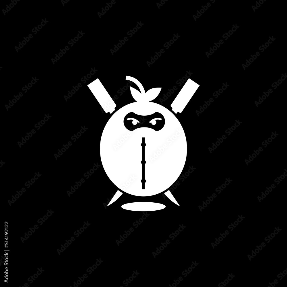 Fruit ninja logo design , Fruit Ninja Logo Royalty Free SVG, Cliparts