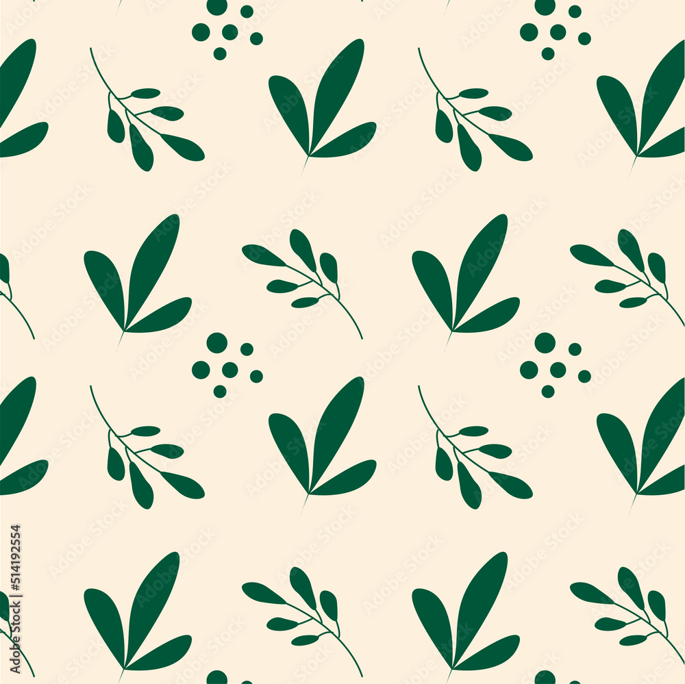 Leaf olive color pattern