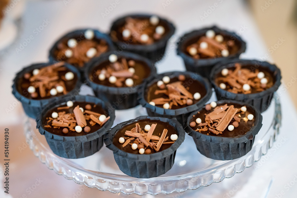 chocolate cupcakes with icing sugar chocolate cupcakes with icing sugar