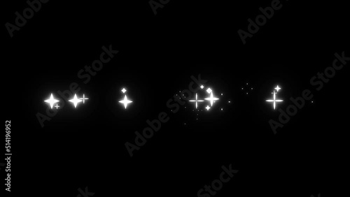 Wallpaper Mural 中心から外側に流れる光のパーティクル（グローあり） それぞれ4秒のビデオとキー Torontodigital.ca