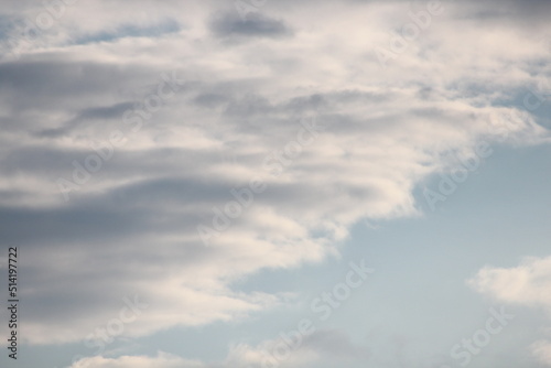 Fototapeta Naklejka Na Ścianę i Meble -  ciel et nuages en Normandie
