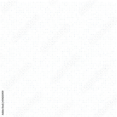 white paper background with dots