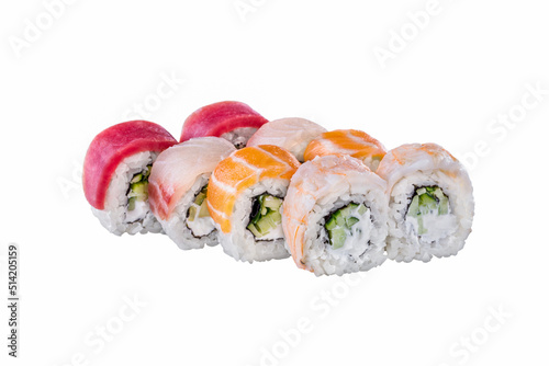 Different types of sushi