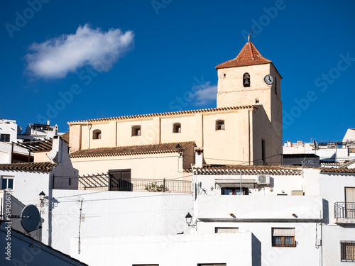 View of the village of Bedar, Almeria, Andalusia, Spain photo