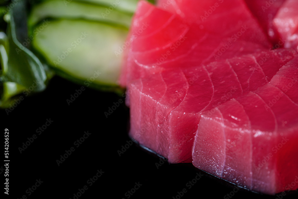 Sashimi with tuna