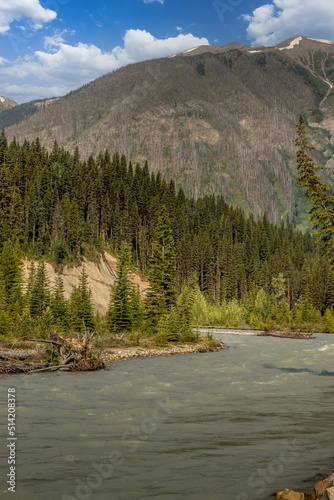 Kootney River to Numa Falls Kootenay National Park British Columbia Canada