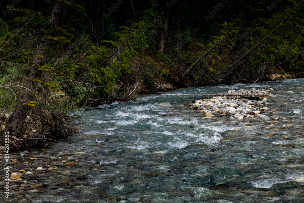 Tokkum Creek rolls on Kootenay National Park British Columbia Canada Tokkum Creek rolls on Kootenay National Park British Columbia Canada