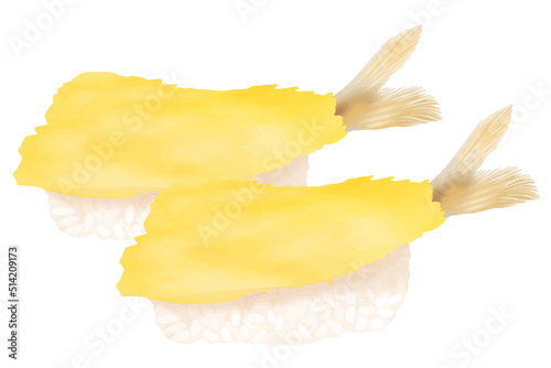 魚の天ぷら寿司