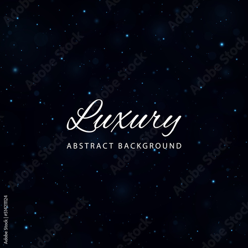 Luxury shiny background. Sparkling stars. Festive christmas background.