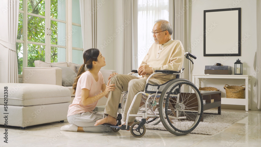 Portrait of happy smiling Asian Family living together at home in family relationship. reunion. Love of father, daughter. People lifestyle. Portrait of happy smiling Asian Family living together at home in family relationship. reunion. Love of father, daughter. People lifestyle.