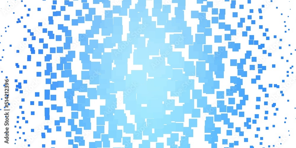 Light BLUE vector background with rectangles.