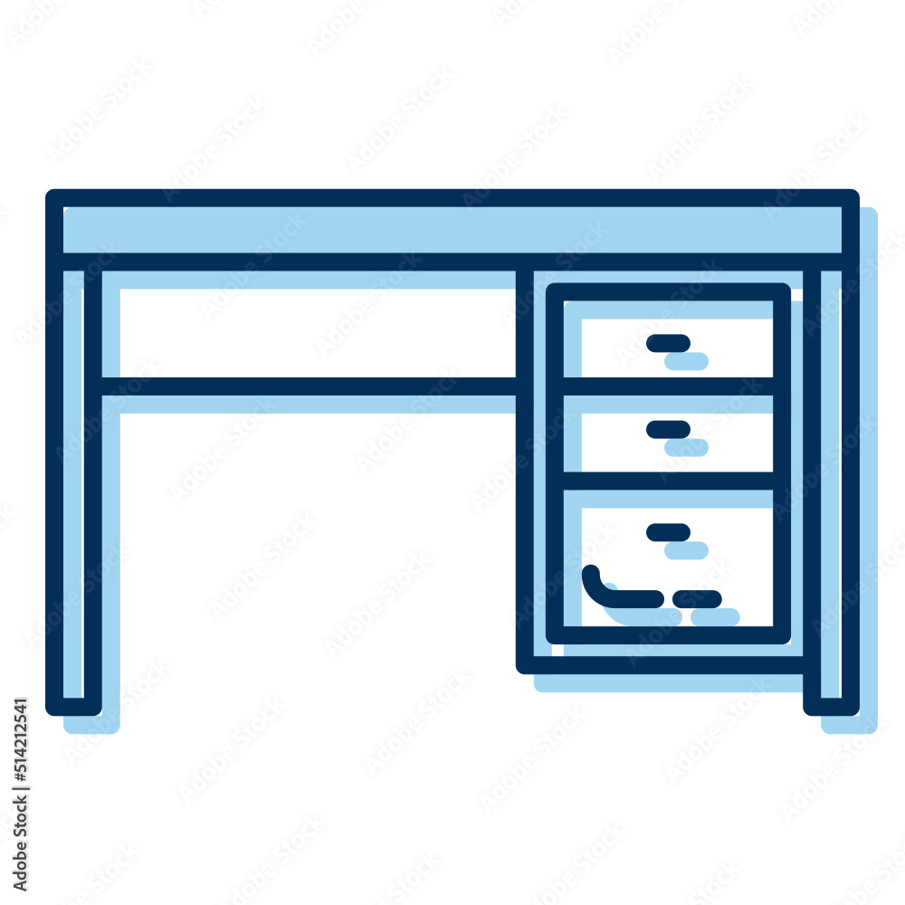 work desk icon on transparent background work desk icon on transparent background